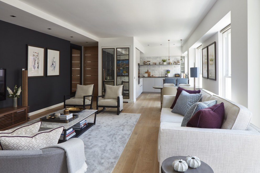 Central London Pied a Terre | Living Room | Interior Designers